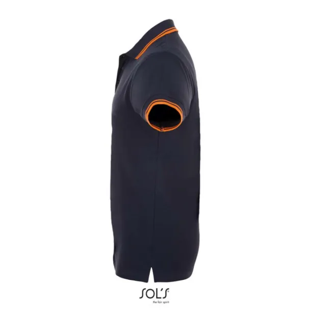 PASADENA Muška polo majica, 200 g/m2 - SOL'S French Navy Neon Orange