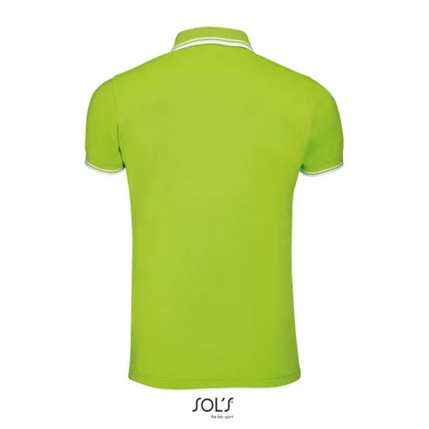 PASADENA MEN - POLO SHIRT - SOL'S Lime White