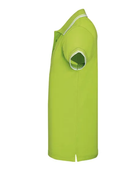 PASADENA MEN - POLO SHIRT - SOL'S Limeta White