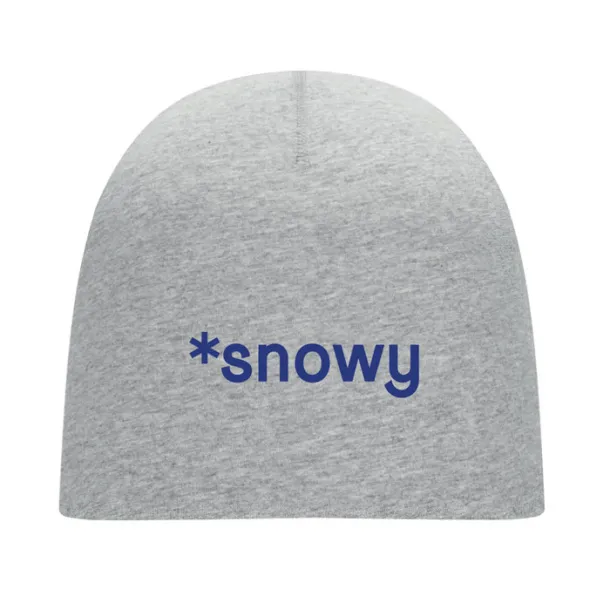 LIGHTY Unisex beanie in cotton Grey