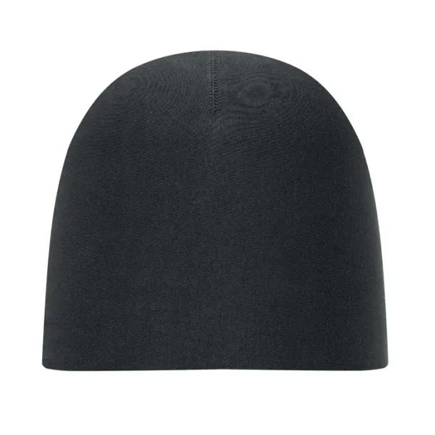 LIGHTY Unisex beanie in cotton Black