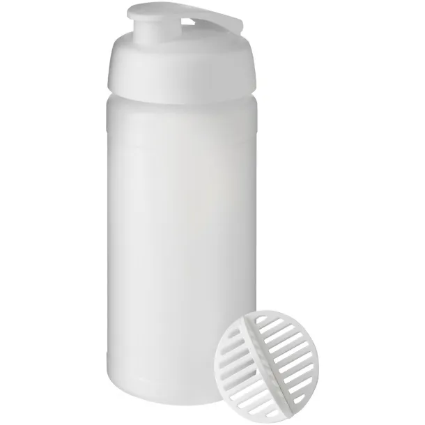 Baseline Plus boca shaker, 500 ml Bijela Frosted Clear