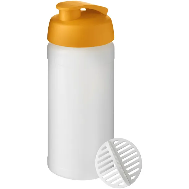 Baseline Plus 500 ml shaker bottle Orange Frosted white