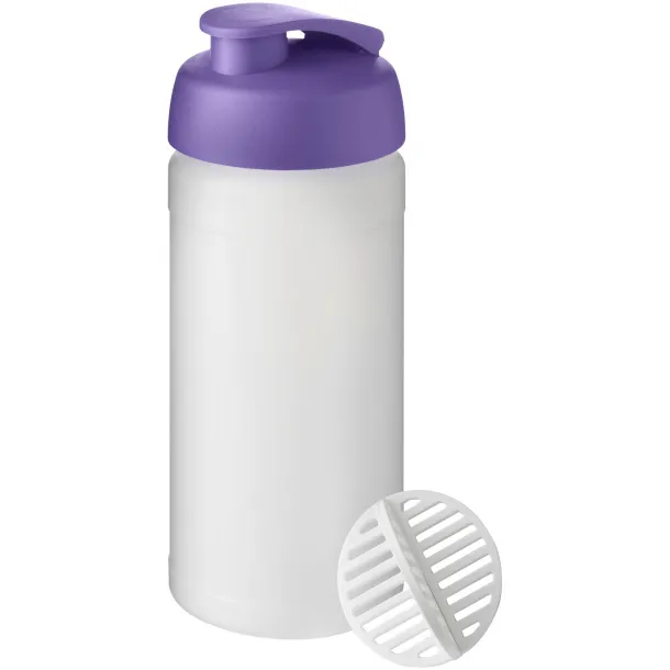 Baseline Plus 500 ml shaker bottle Purple Frosted white