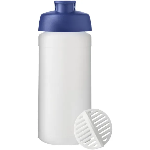 Baseline Plus 500 ml shaker bottle Blue Frosted Clear