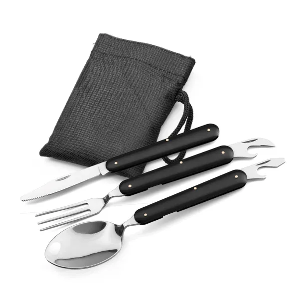 LERY Cutlery set Black