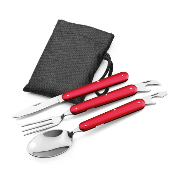 LERY Cutlery set Red