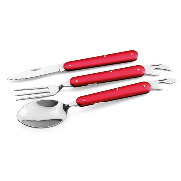 LERY Cutlery set Red