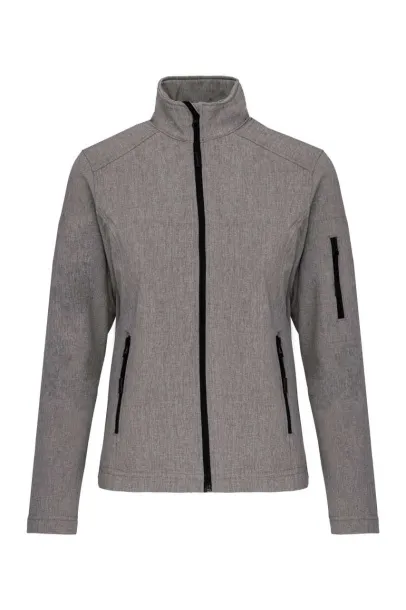  LADIES' SOFTSHELL JACKET - Kariban Marl Grey