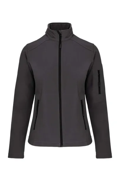  LADIES' SOFTSHELL JACKET - Kariban Marl Grey