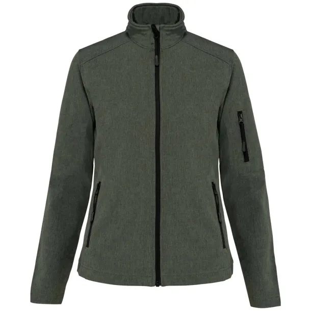  LADIES' SOFTSHELL JACKET - Kariban Marl Green