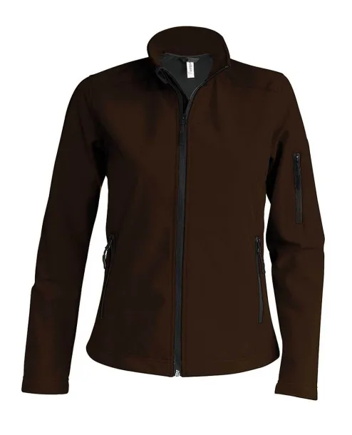  LADIES' SOFTSHELL JACKET - Kariban Dark Chocolate