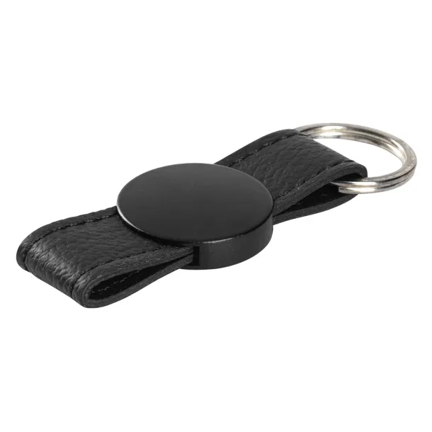 WIZ metal keyring Black