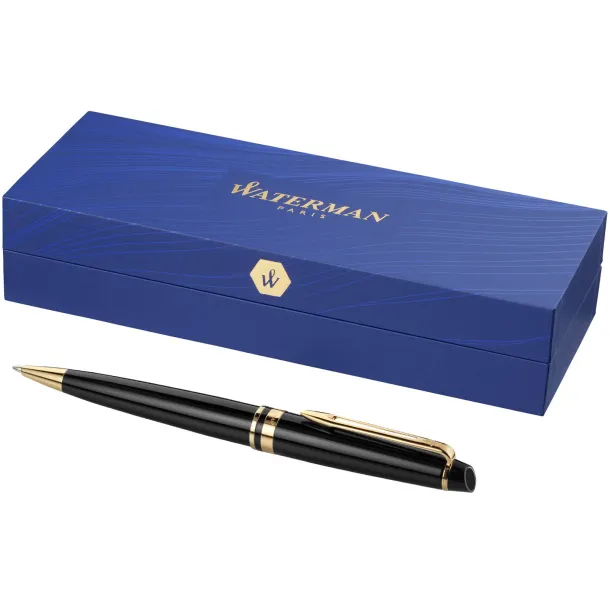 Expert ballpoint pen - Waterman Solid black Gold