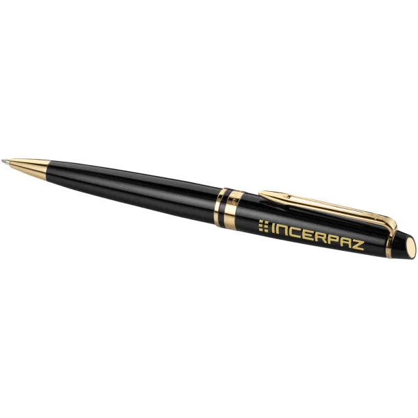 Expert ballpoint pen - Waterman Solid black Gold