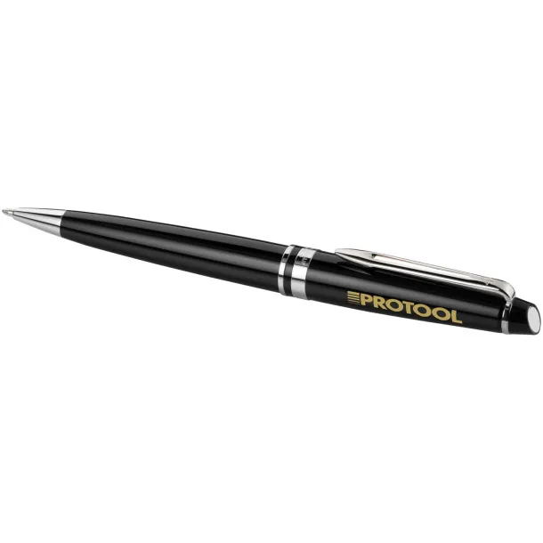 Expert ballpoint pen - Waterman Solid black Silver