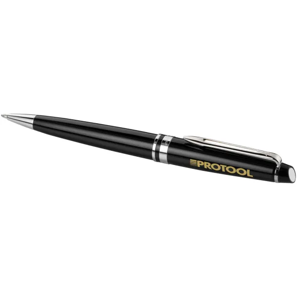 Expert ballpoint pen - Waterman Solid black Silver