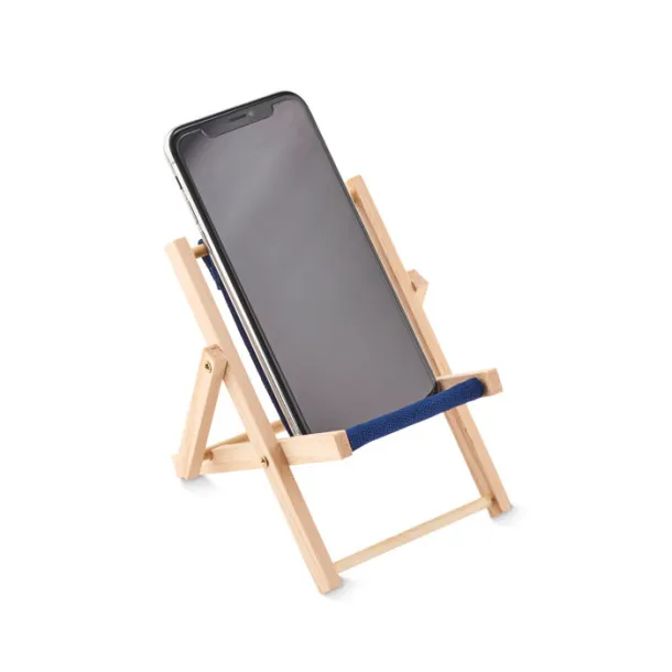 SILLITA Deckchair-shaped phone stand Blue