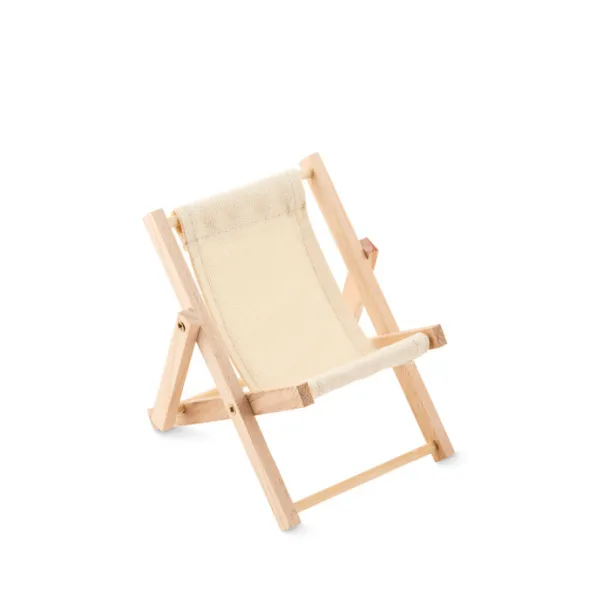 SILLITA Deckchair-shaped phone stand Beige