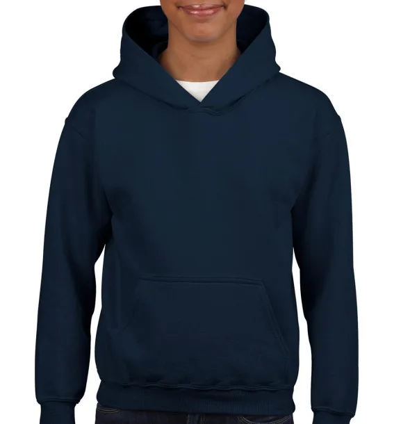  Heavy Blend Youth Hooded Sweat - Gildan Navy