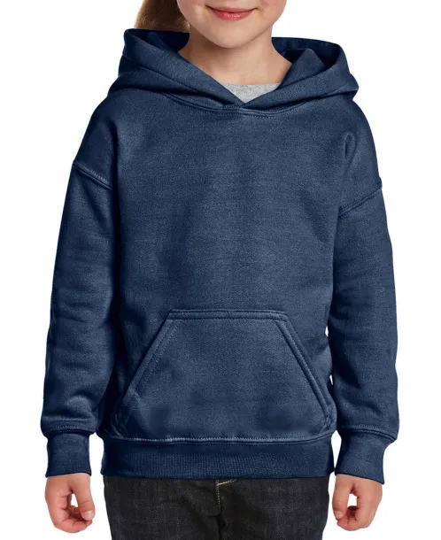  Heavy Blend Youth Hooded Sweat - Gildan Heather Sport Dark Navy