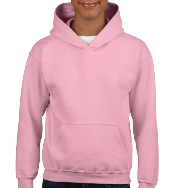  Heavy Blend Youth Hooded Sweat - Gildan Light Pink