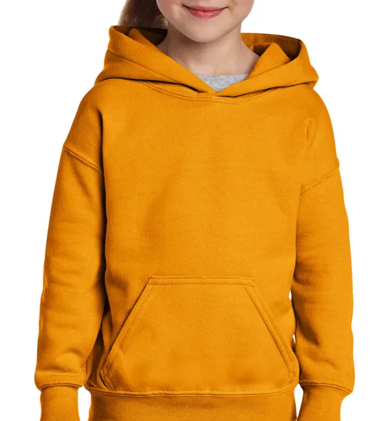  Heavy Blend Youth Hooded Sweat - Gildan Gold