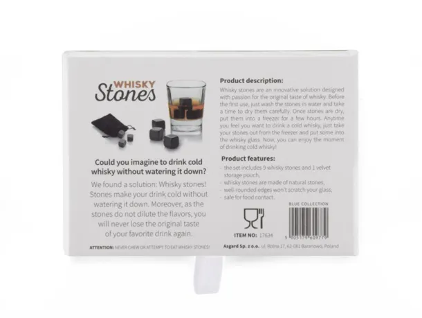 TENNESSEE Whisky stones Crna