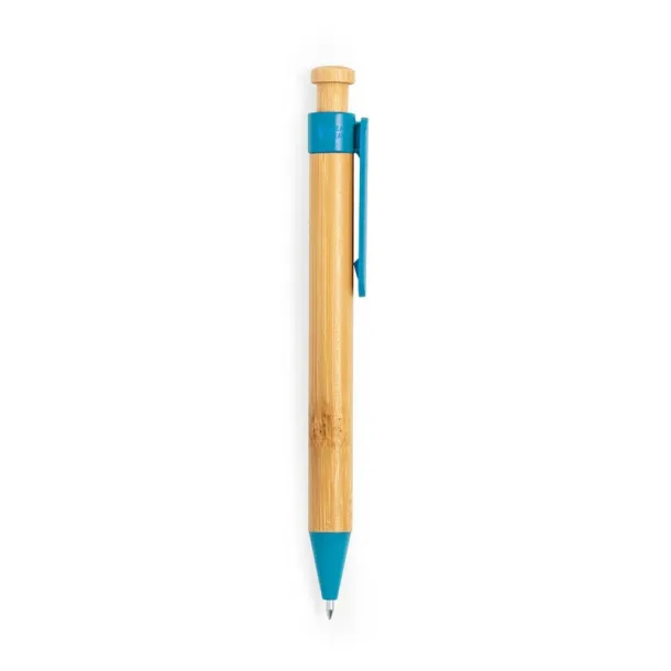  Bamboo ball pen Plava