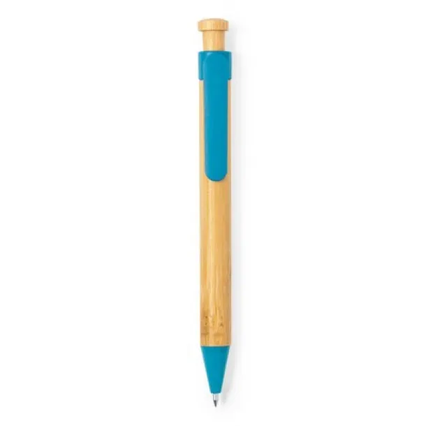  Bamboo ball pen blue