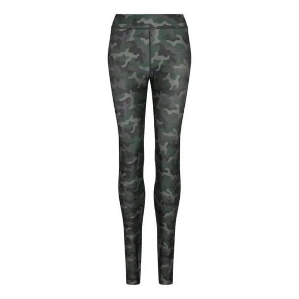  WOMEN'S COOL PRINTED LEGGING - Just Cool Fashion Green Camo #1D191A