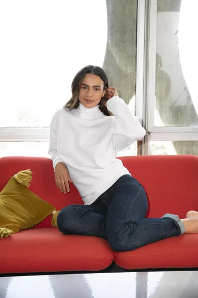  UNISEX FLEX FLEECE TURTLENECK - American Apparel Storm Grey Black