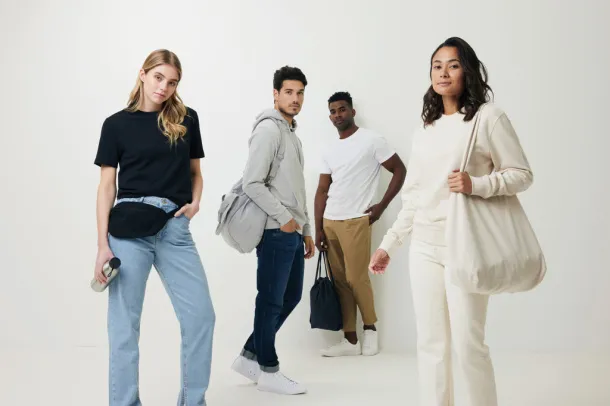  Iqoniq Denali neobojeni pulover od recikiranog pamuka - iqoniq heather anthracite