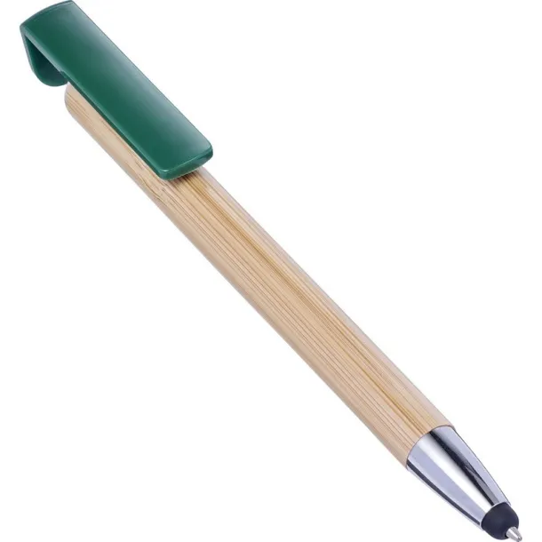  Bamboo ball pen, touch pen, phone stand 45533C