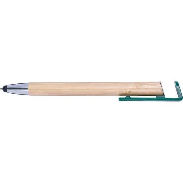  Bamboo ball pen, touch pen, phone stand 45533C