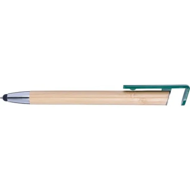  Bamboo ball pen, touch pen, phone stand 45533C