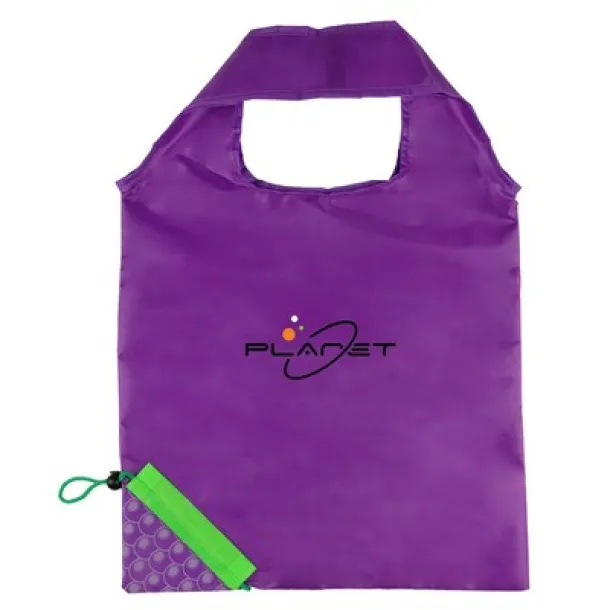  Foldable shopping bag purple