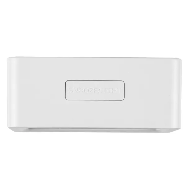 TIMEOUT  LCD desk clock White