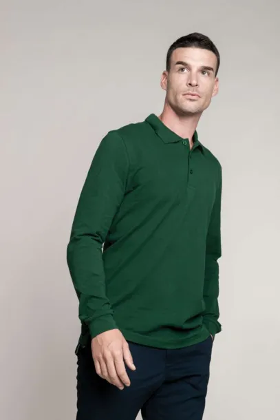  MEN'S LONG-SLEEVED POLO SHIRT - Kariban Pjesak smeđa