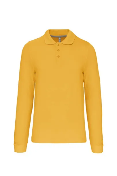  MEN'S LONG-SLEEVED POLO SHIRT - Kariban Yellow