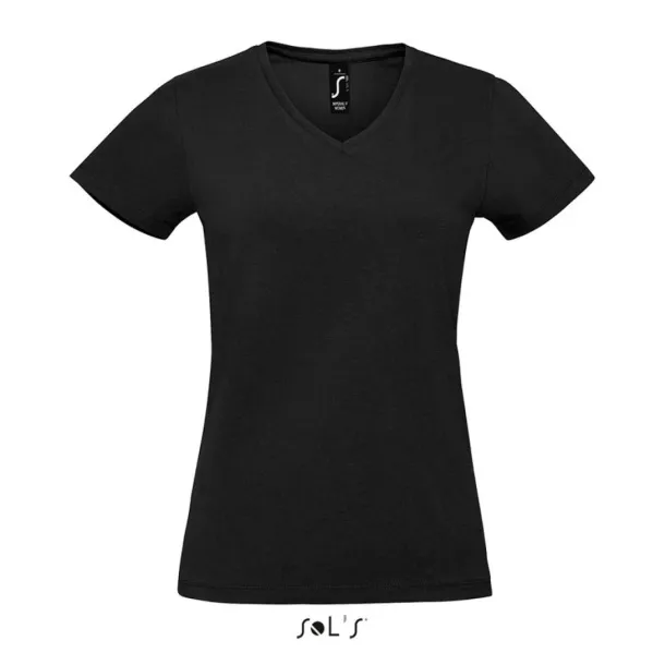  SOL'S IMPERIAL V WOMEN - V-NECK T-SHIRT - SOL'S Black