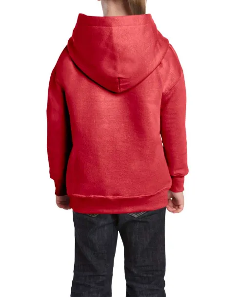  HEAVY BLEND™ YOUTH HOODED SWEATSHIRT - Gildan Heather Red