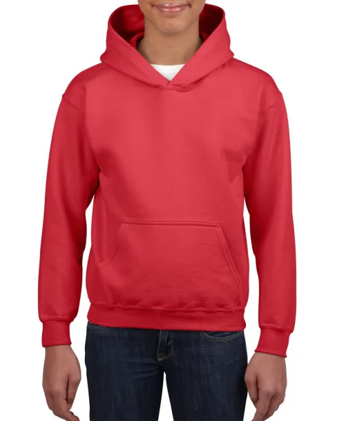  HEAVY BLEND™ YOUTH HOODED SWEATSHIRT - Gildan Red