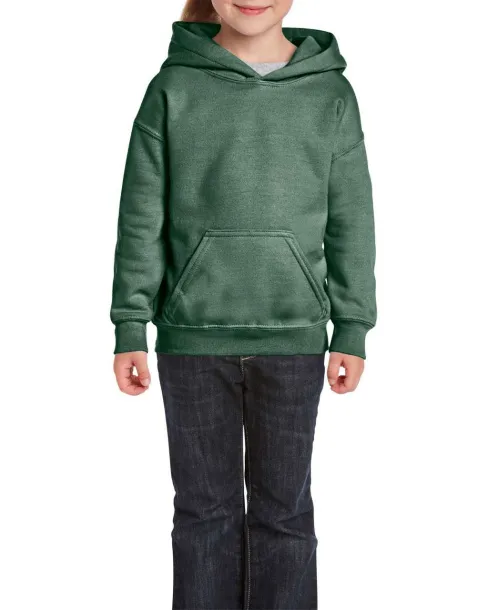  HEAVY BLEND™ YOUTH HOODED SWEATSHIRT - Gildan Heather Sport Dark Green