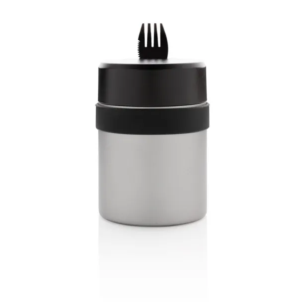  Bogota food flask with ceramic coating - XD Xclusive Silver Black