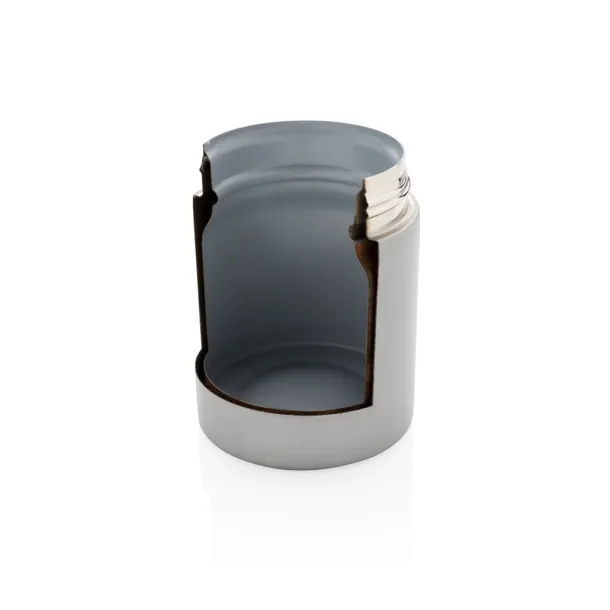  Bogota food flask with ceramic coating - XD Xclusive Silver Black