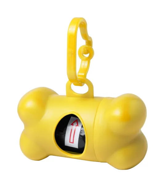 Pobba dog waste bag dispenser Yellow