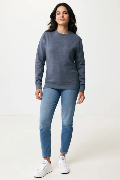  Iqoniq Denali neobojeni pulover od recikiranog pamuka, 340 g/m² - iqoniq heather navy