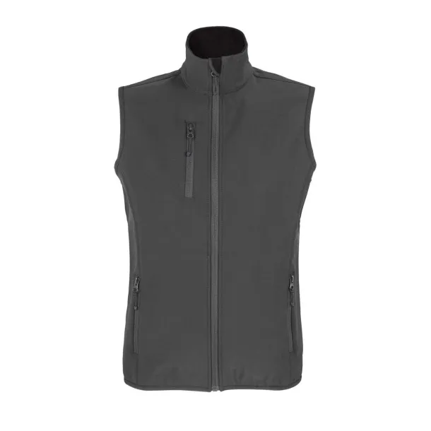  SOL'S FALCON BW ženski softshell prsluk - SOL'S Charcoal Grey