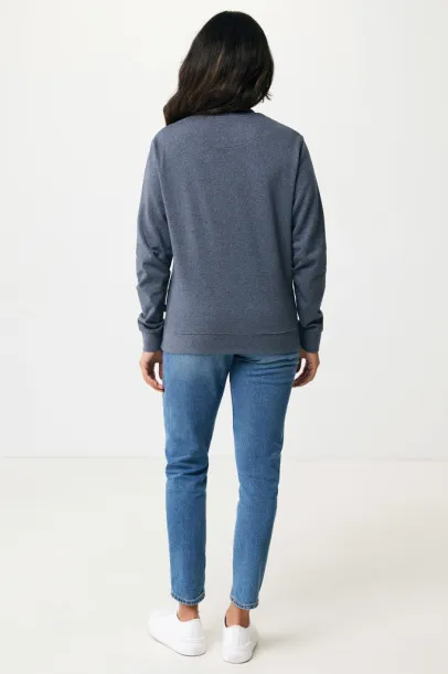  Iqoniq Denali neobojeni pulover od recikiranog pamuka, 340 g/m² - iqoniq heather navy